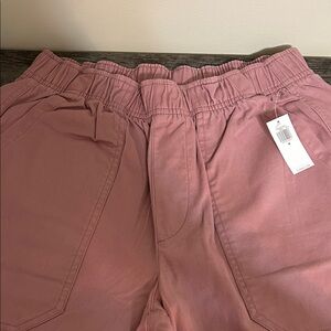 NWT - Old Navy Women’s Dusty Pink Elastic Waist Pants